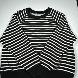 Old Navy Black and White Striped Top